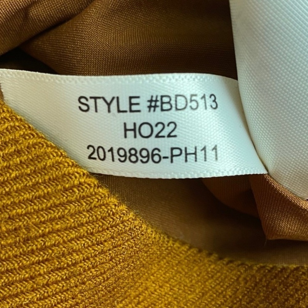 J.Crew, No. 3 Pencil Skirt 100% Wool Midi Skirt Mustard Camel Ochre Size 6 - Picture 10 of 14